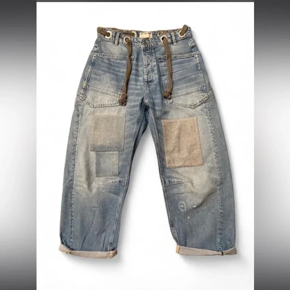 We The Free moxie Denim Patchwork Jeans - Picture 2 of 5